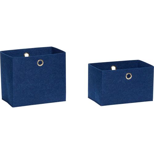 Paniers carré Felt (x2) - Hubsch Interior - Modalova