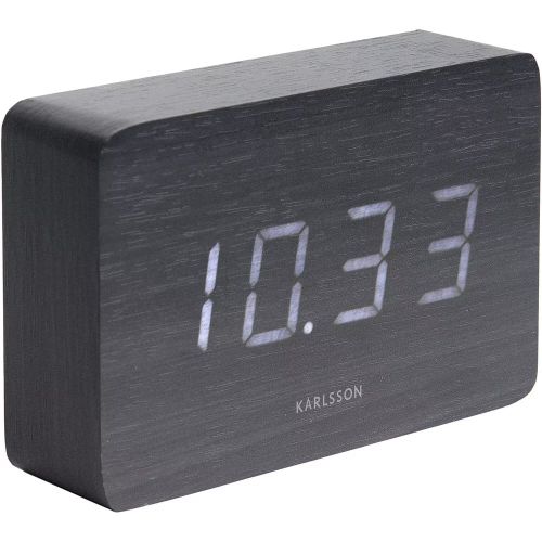 Réveil placage de bois Square LED - Karlsson - Modalova