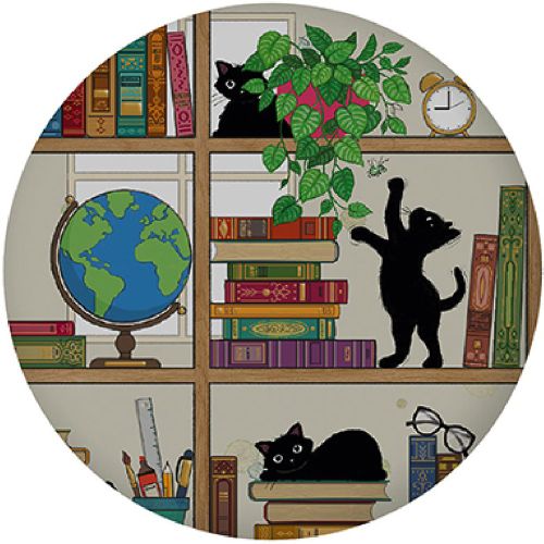 Aimant rond Bug Art Chatons Bibli - Kiub - Modalova