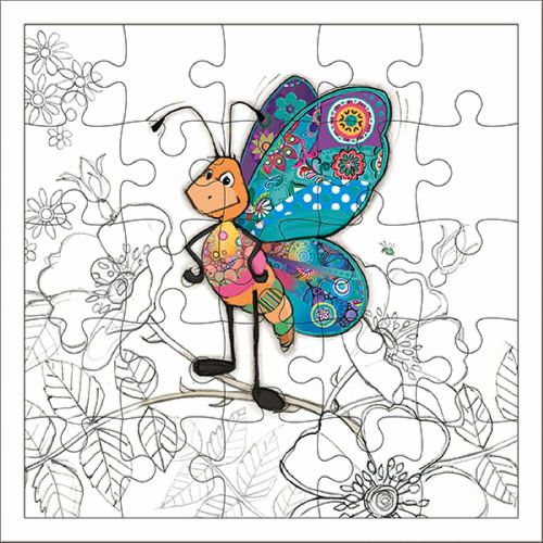 Carte puzzle Papillon Kiub Kook - Kiub - Modalova
