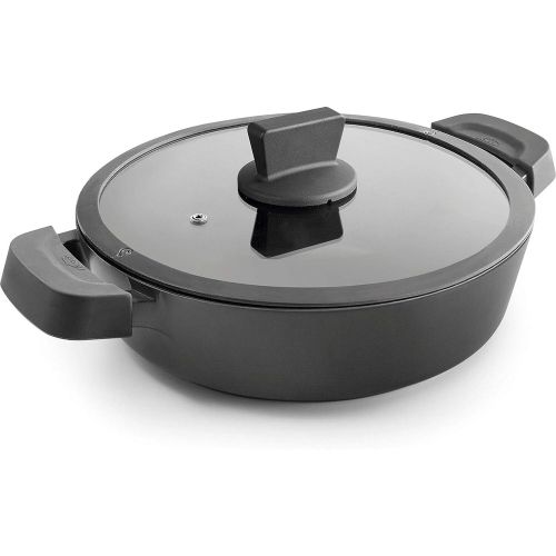 Poêle rond en aluminium fondu Titanium Pro D.28 cm - Lacor - Modalova