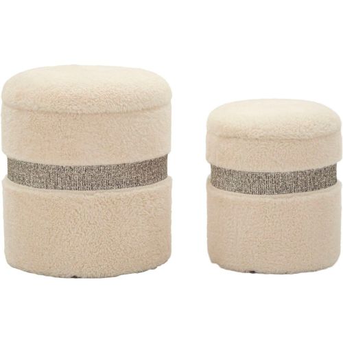 Pouf avec rangement Saint-Moritz (x2) - Mauro Ferretti - Modalova