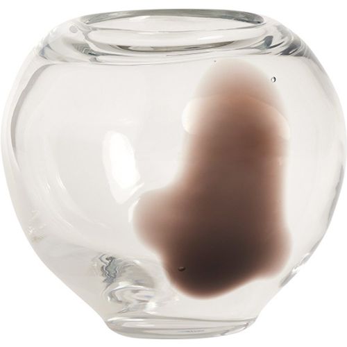 Vase joufflu et expressif en verre - OYOY Living Design - Modalova