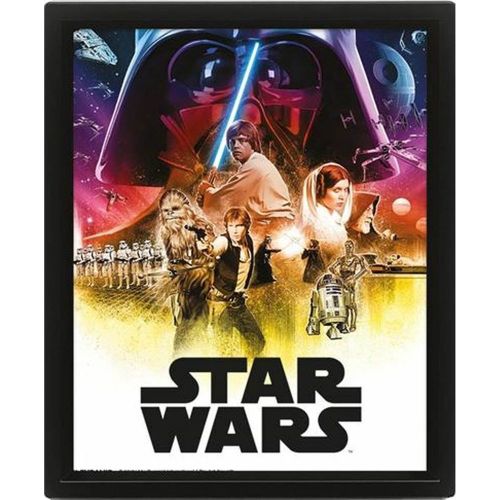 Poster 3D lenticulaire Star Wars Episodes IV & V - Pyramid - Modalova