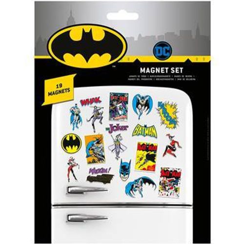Lot de 20 aimants Dc Comics Batman Retro - Pyramid - Modalova