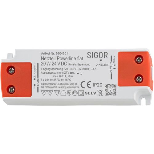 Alimentation Sigor Flat 20W - Sigor - Modalova