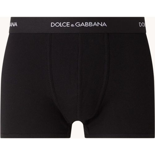 Boxer avec bande à logo - Dolce & Gabbana - Modalova