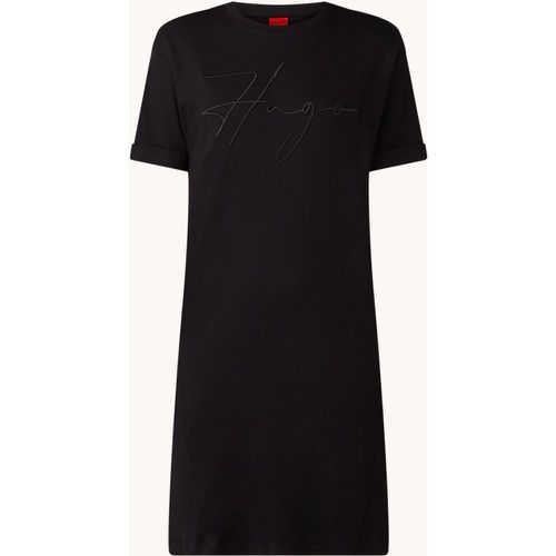 Mini-robe T-shirt Neyle avec bordure logo - Hugo Boss - Modalova
