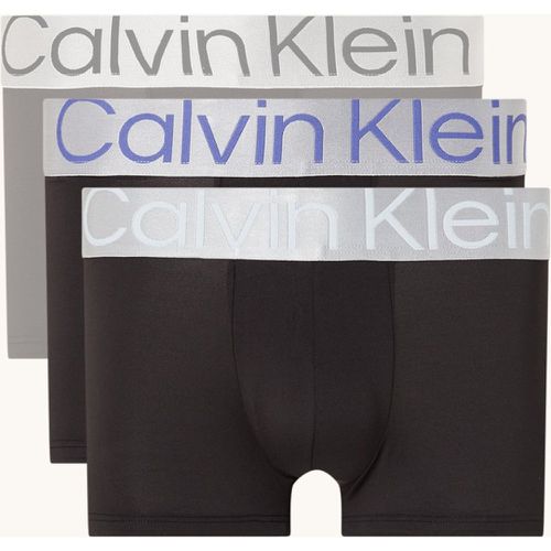 Boxer Reconsidered Steel avec logo en pack de 3 - Calvin Klein - Modalova