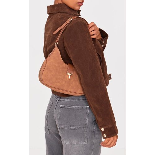 Sac à main en suédine à anse en PU - PrettyLittleThing - Modalova
