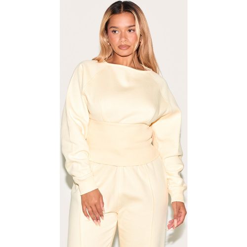 Shape Sweat à col bateau et taille cintrée - PrettyLittleThing - Modalova