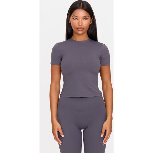 Top de sport long en Sculpt à manches courtes - PrettyLittleThing - Modalova