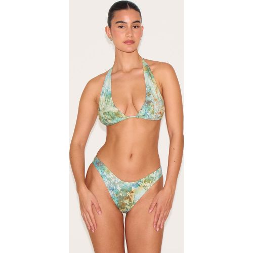 Bas de maillot de bain échancré imprimé tâcheté - PrettyLittleThing - Modalova