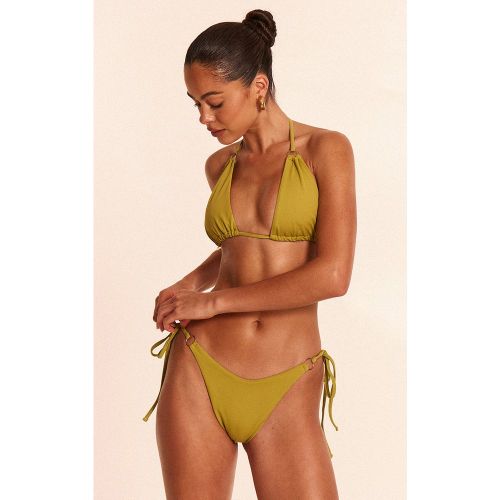 Mini bas de maillot de bain noué sur les côtés à anneaux - PrettyLittleThing - Modalova