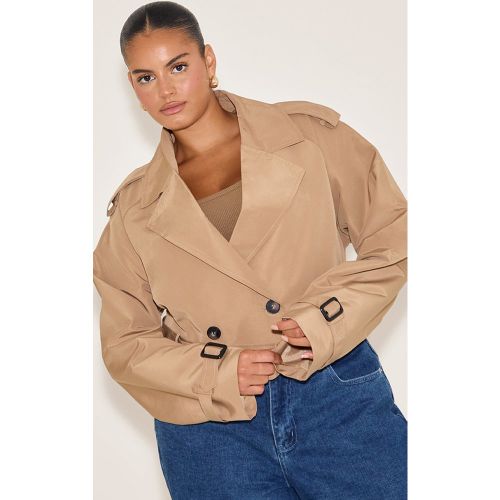Plus Trench court à ceinture - PrettyLittleThing - Modalova