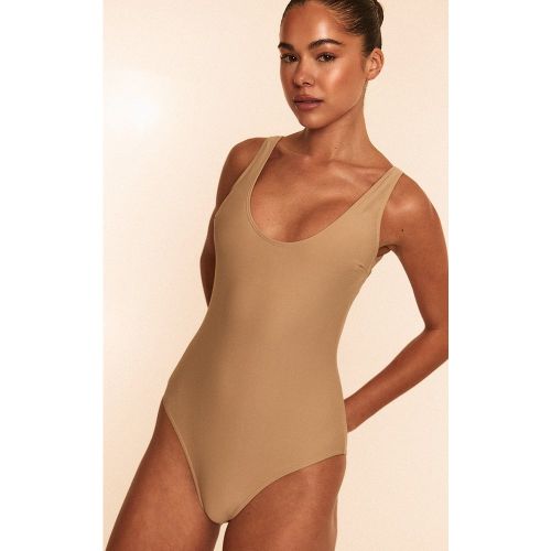 Maillot de bain basique à col rond - PrettyLittleThing - Modalova