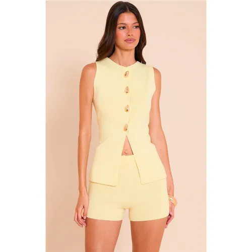 Mini short en maille compacte - PrettyLittleThing - Modalova