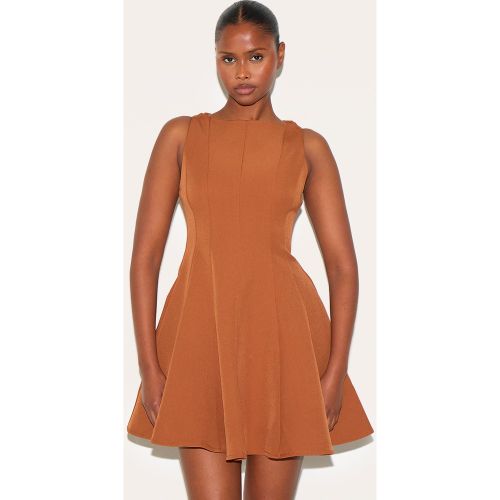 Robe Trapèze Plissée Tissée - PrettyLittleThing - Modalova