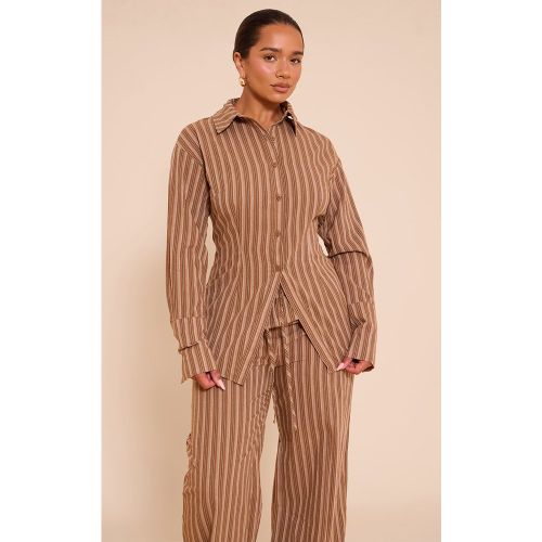 Shape Chemise rayée à boutons et dos cintré lacé | Taille 34 - PrettyLittleThing - Modalova