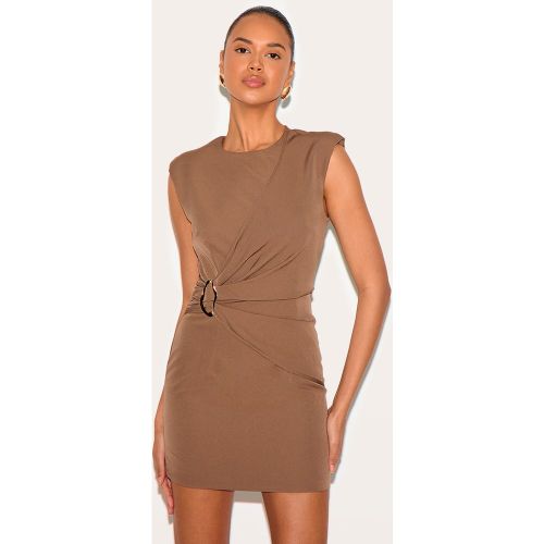 Mini robe tissée froncée à empiècement - PrettyLittleThing - Modalova
