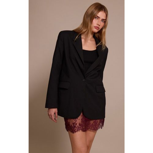 Mini-jupe en dentelle transparente | Taille 38 - PrettyLittleThing - Modalova