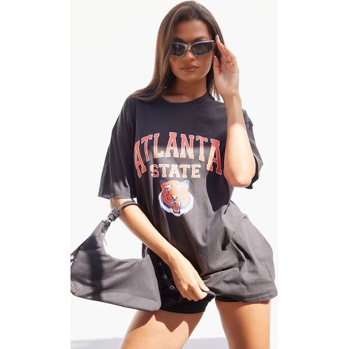 T-shirt oversize à slogan "Atlanta State" imprimé - PrettyLittleThing - Modalova