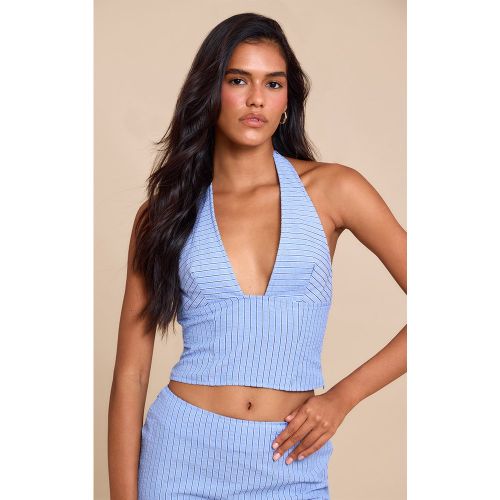 Top à rayures et dos tombant nu - PrettyLittleThing - Modalova