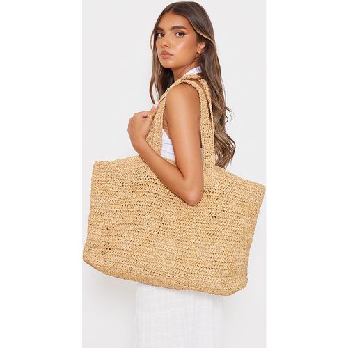 Sac de plage large en raphia - PrettyLittleThing - Modalova