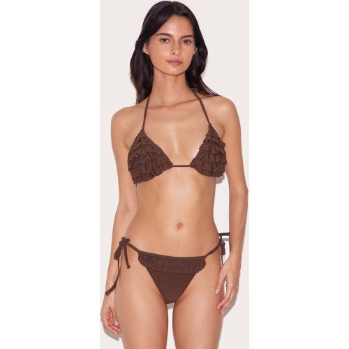 Haut de maillot de bain triangle volanté - PrettyLittleThing - Modalova