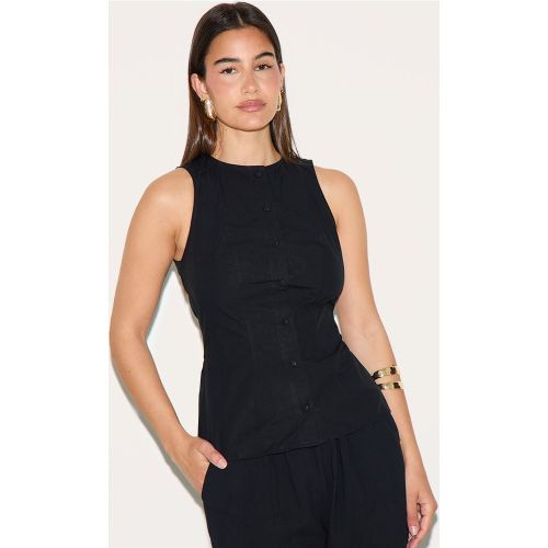 Noir veste longue, Noir - PrettyLittleThing - Modalova