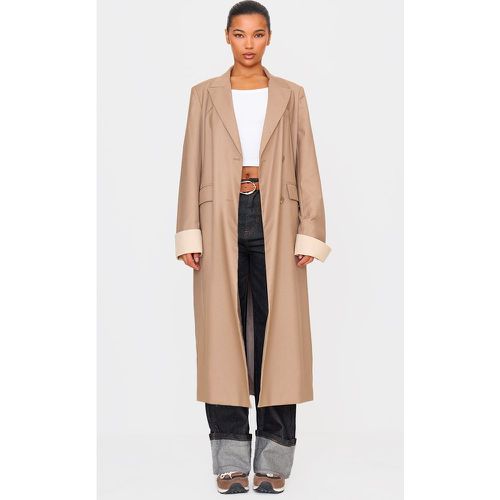 Trench de tailleur à détails bordures - PrettyLittleThing - Modalova