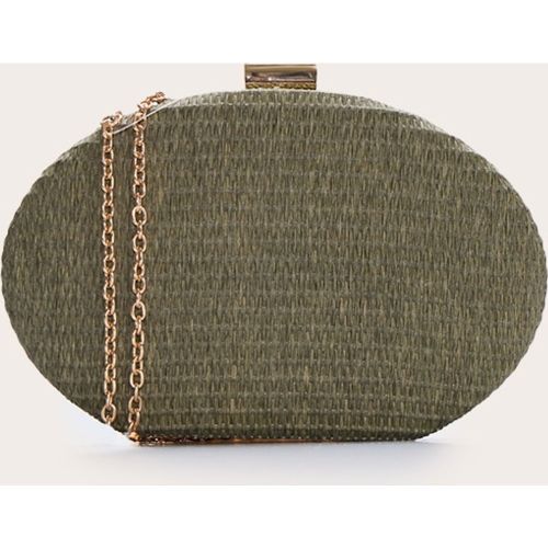 Pochette ovale structurée en raphia - PrettyLittleThing - Modalova