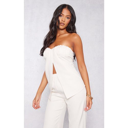 Tall Top bustier à détail fendu - PrettyLittleThing - Modalova