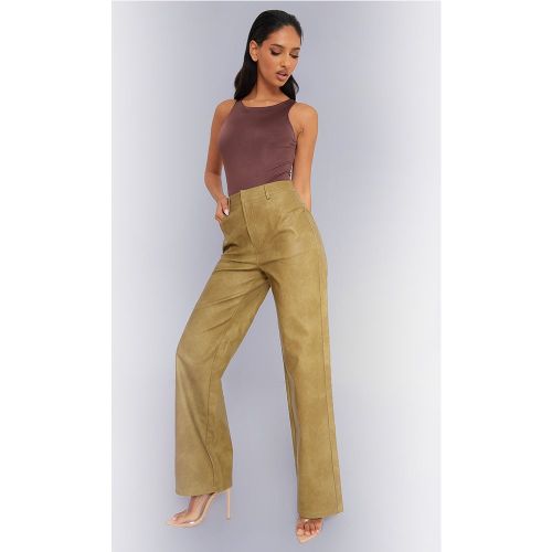 Pantalon droit délavé - PrettyLittleThing - Modalova