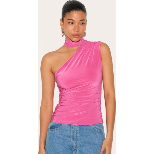Top long doublé froncé à détail au cou - PrettyLittleThing - Modalova