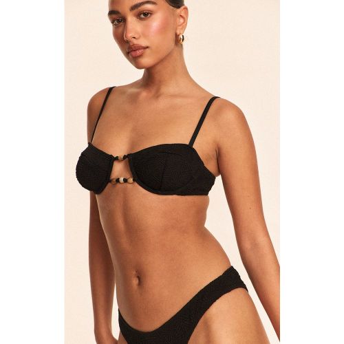 Haut de maillot de bain texturé à perles et armatures - PrettyLittleThing - Modalova