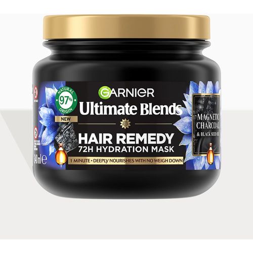 Garnier Masque pour les cheveux Ultimate Blends au charbon 340Ml - PrettyLittleThing - Modalova