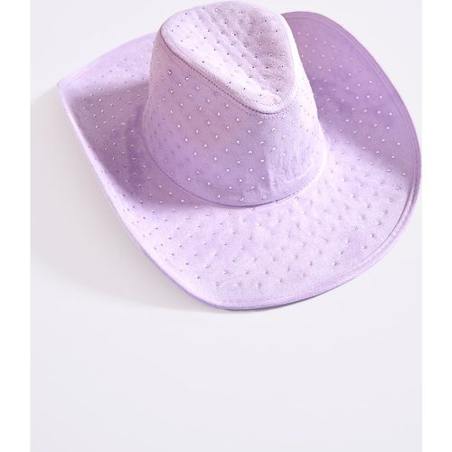 Chapeau de cow-boy strassé - PrettyLittleThing - Modalova