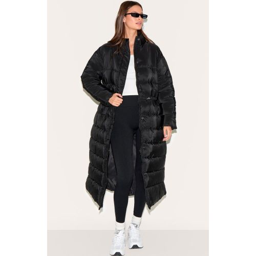 Doudoune longue à taille cintrée - PrettyLittleThing - Modalova