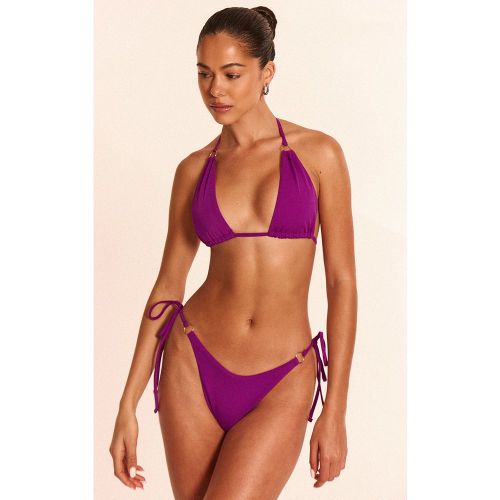 Mini haut de maillot de bain triangle à anneaux et bonnets hauts - PrettyLittleThing - Modalova