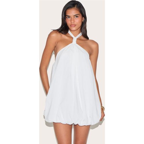Mini robe bouffante blanche à dos nu - PrettyLittleThing - Modalova