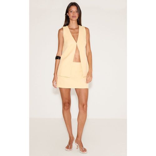 Mini-jupe de tailleur tissée à taille mi-haute | Taille 38 - PrettyLittleThing - Modalova