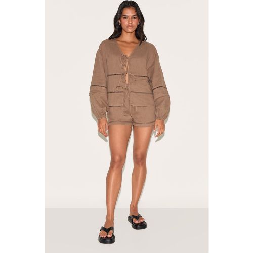 Short brodé - PrettyLittleThing - Modalova