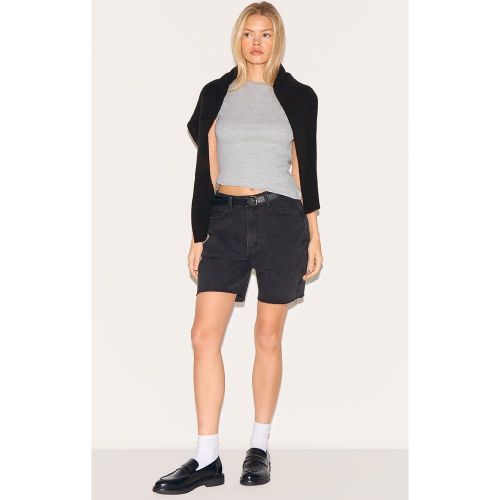 Short long ajusté en jean - PrettyLittleThing - Modalova