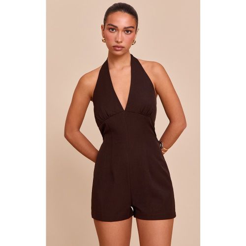 Combishort de tailleur court tissé à dos nu | Taille 44 - PrettyLittleThing - Modalova