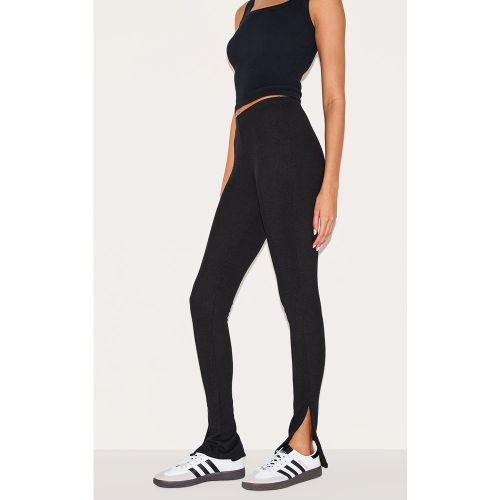 Legging côtelé effet brossé à ourlets fendus - PrettyLittleThing - Modalova