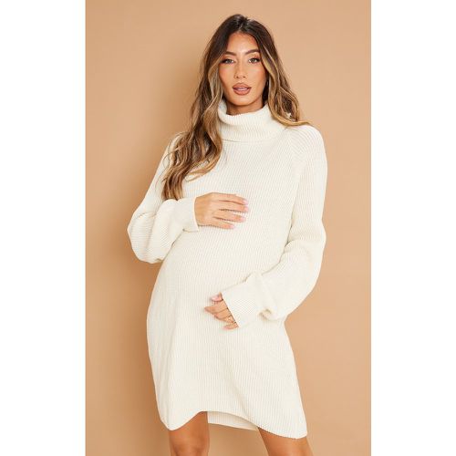 Maternité Robe pull de grossesse oversize à col montant - PrettyLittleThing - Modalova