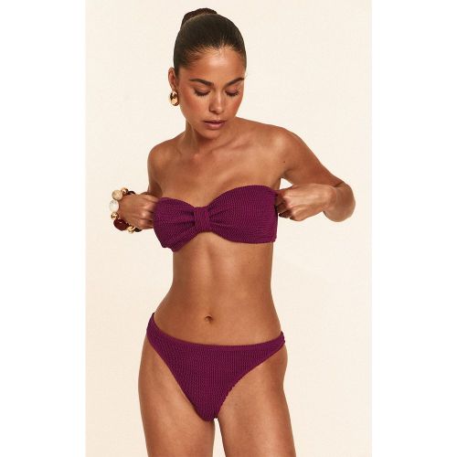 Bas de maillot de bain tanga crêpé - PrettyLittleThing - Modalova
