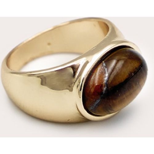Bague épaisse à pierre écailles - PrettyLittleThing - Modalova