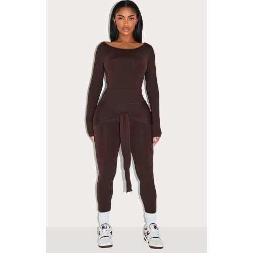 Shape Legging en Sculpt à taille nouée - PrettyLittleThing - Modalova